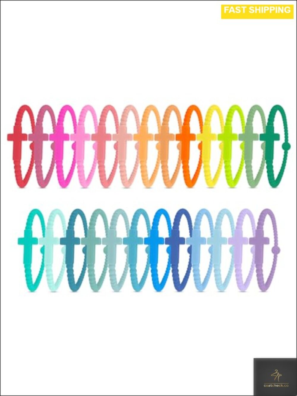 Cross Silicone Bracelet Food-Grade Conversation Starter